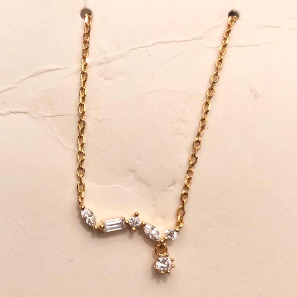 LF Delicate Rhinestone Necklace